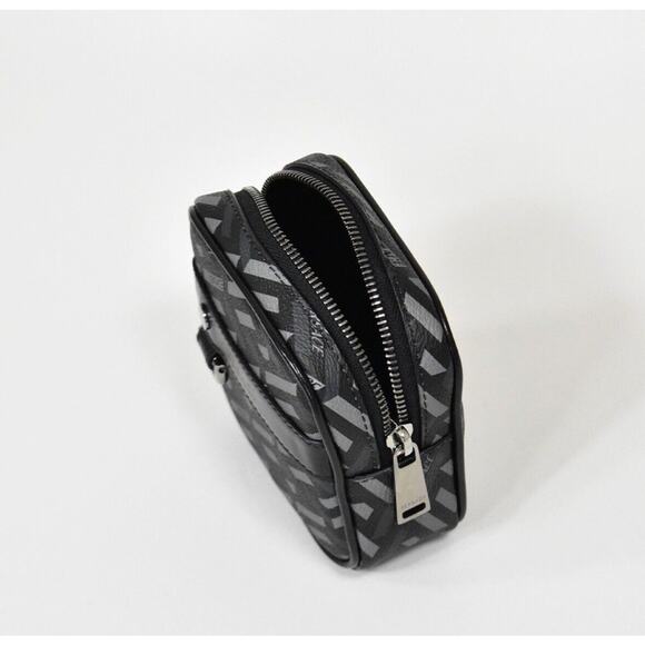 NEW Versace La Greca Square Modular Coin Pouch Mini Purse Bag 4.5”x4.5”x2” - Picture 4 of 11